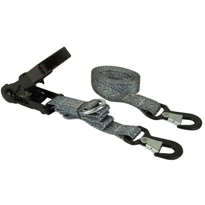 1.25 in. x 8 ft. Diamond Plate Ergo-Torque Ratchet Tie Down (2-Pack)