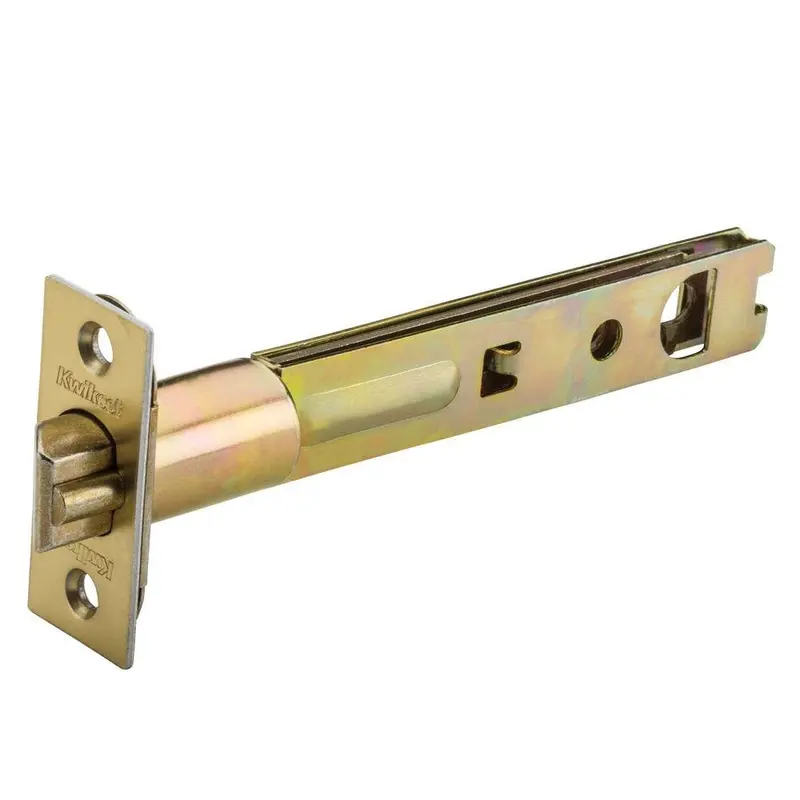 5 in. Polished Brass Square Corner Deadlatch