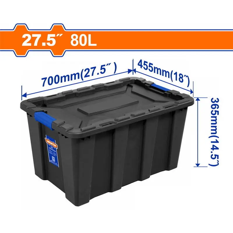 WADFOW Plastic Storage Container 80L