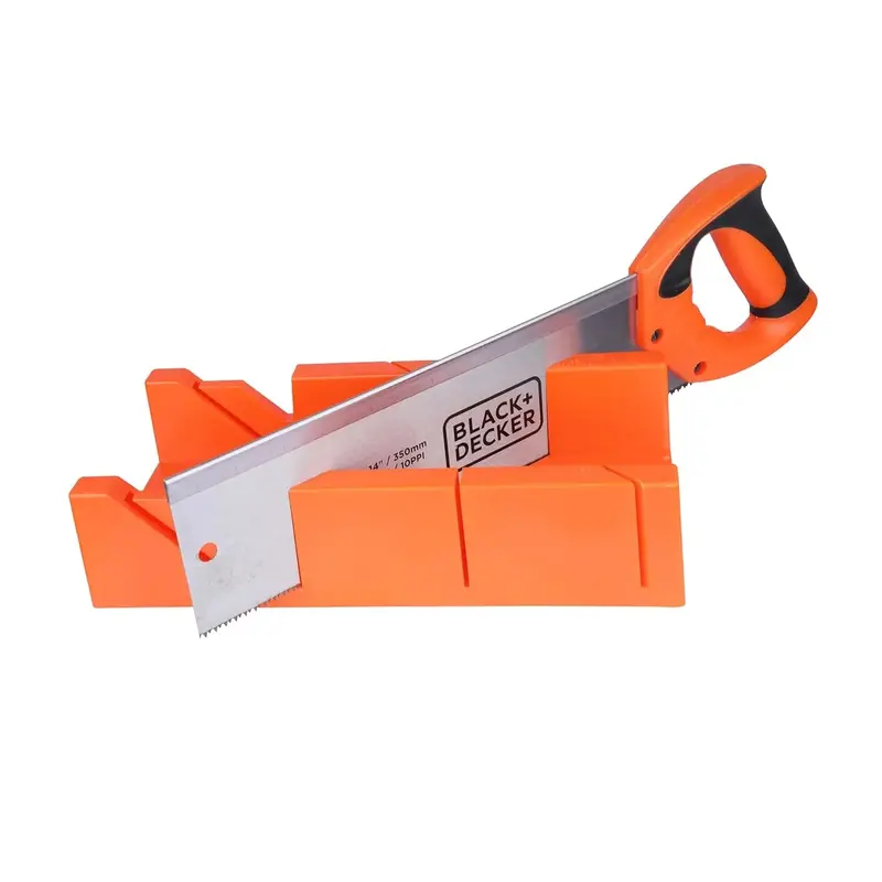 Black Decker 350mm Mitre Box with Saw | BDHT20346