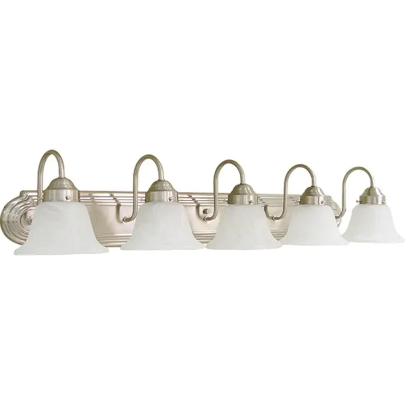 5-Light Brushed Nickel Bath LightAntique Bronze / 13.5