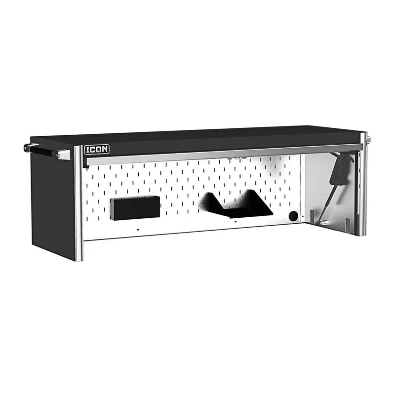 73 in.  Professional Work Center Hutch - Black