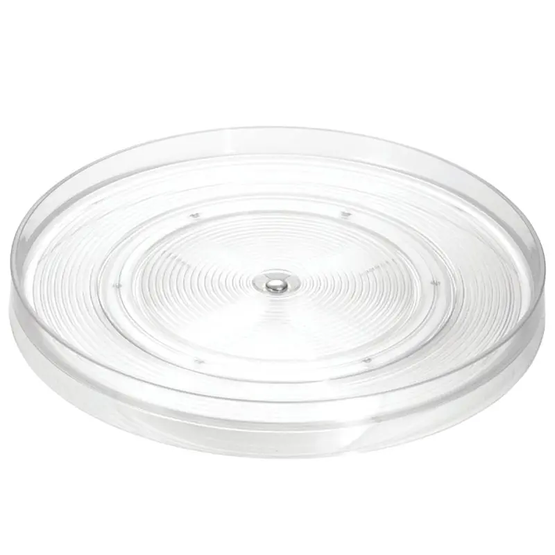 Interdesign 54030 Turntable, Plastic, Clear