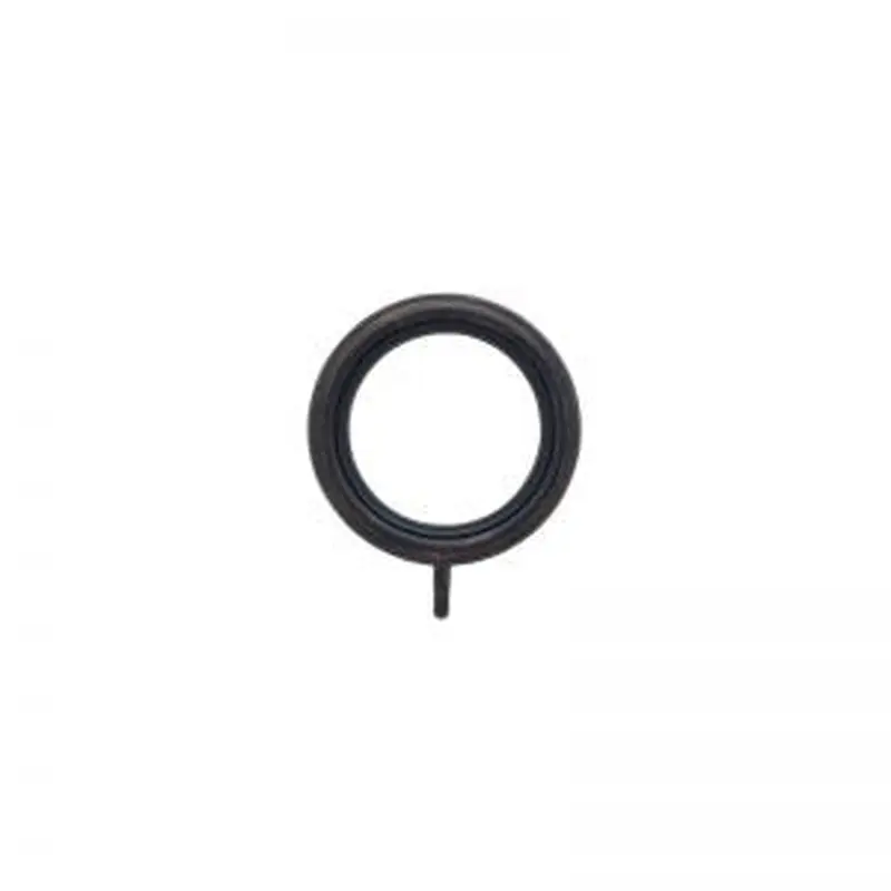 Round Iron Ring With Liner Black Pewter 865