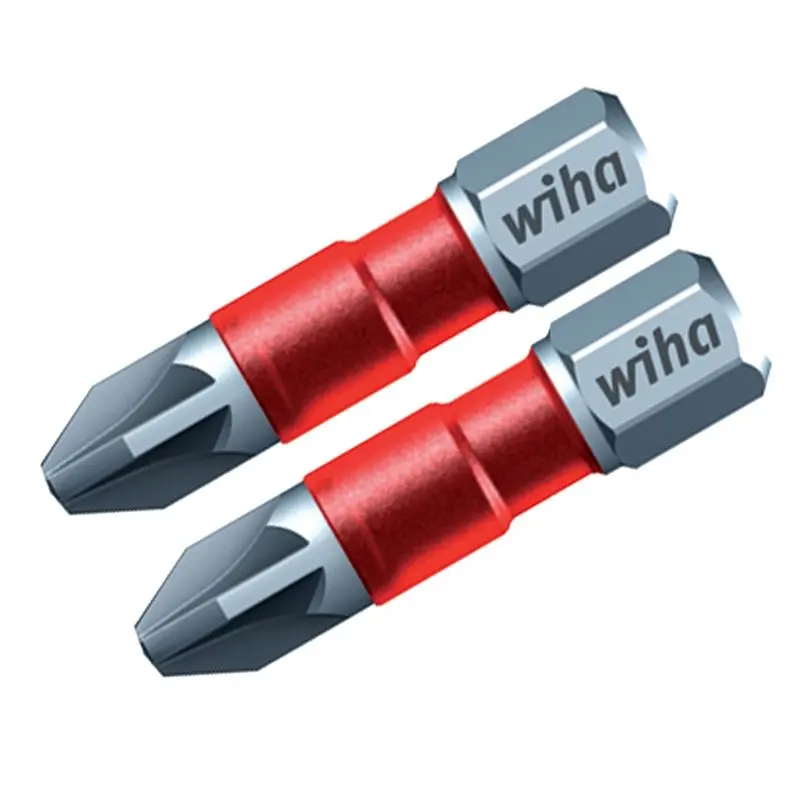 Wiha Terminator Impact Insert Bit Pozi #3 Pack of 2 Bits