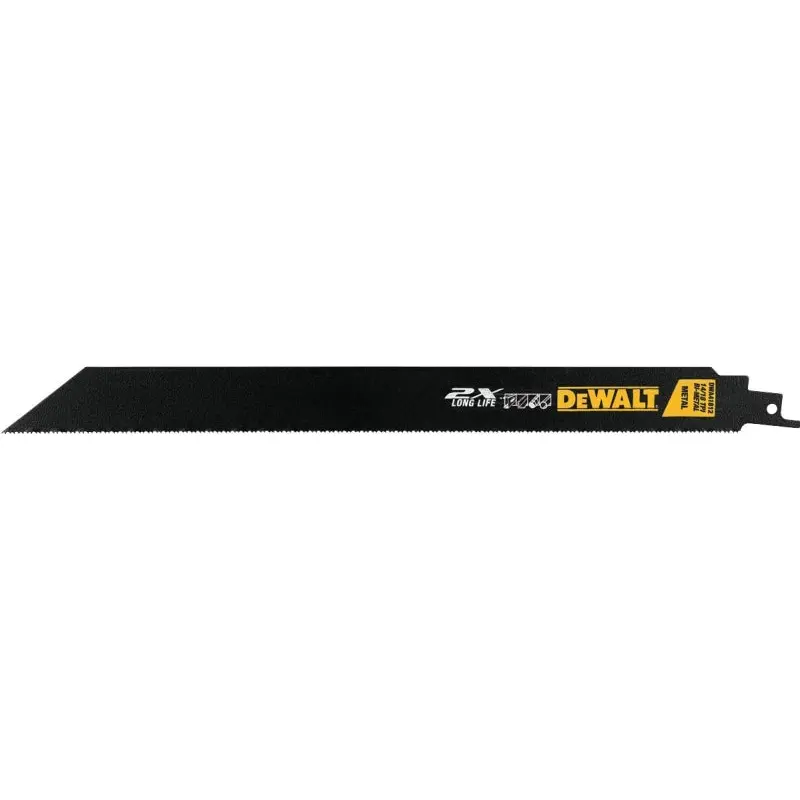 DeWALT DWA41812B Reciprocating Saw Blade, 1 in W, 12 in L, 14/18 TPI