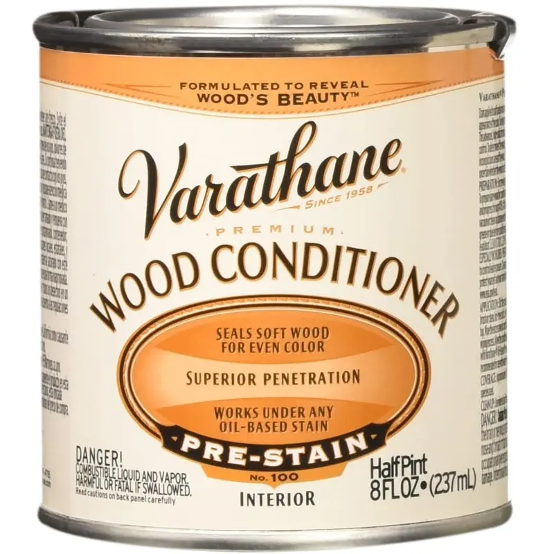 Varathane 211776 Premium Wood Conditioner, Clear, Liquid, 0.5 pt, Can