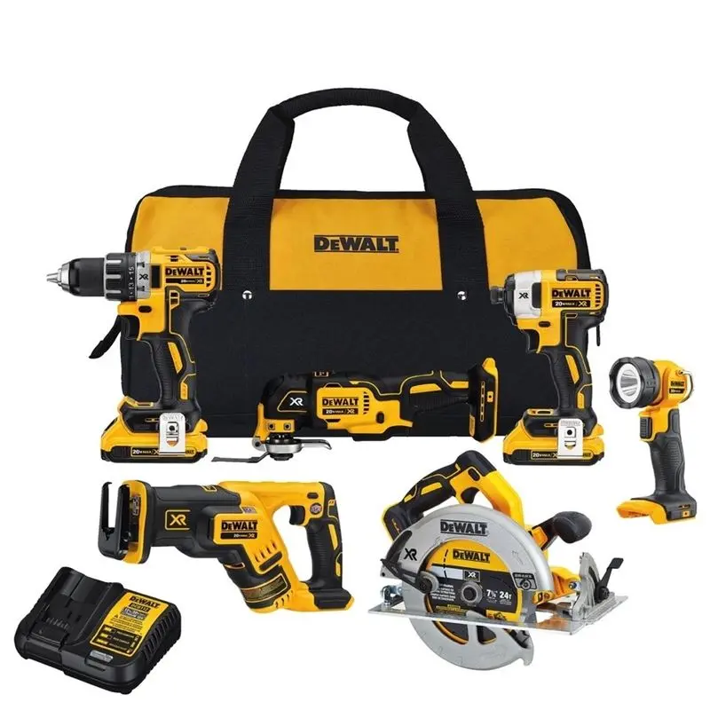 DEWALT DCK694P2 20V MAX* XR 6-TOOL COMBO KIT