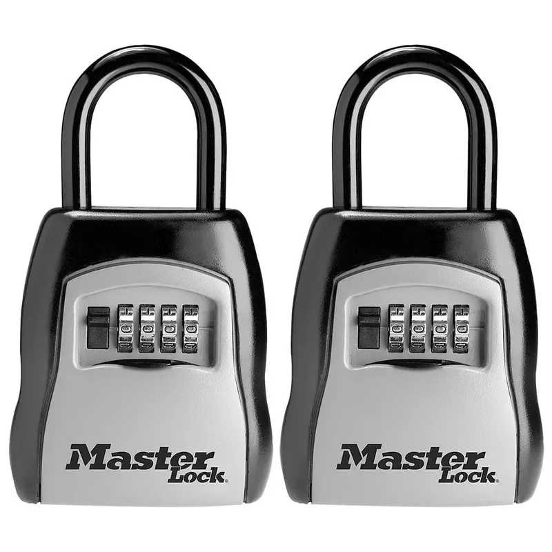 3-1/4 in. (83 mm) Wide Set Your Own Combination Portable Lock Box (2-Pack)