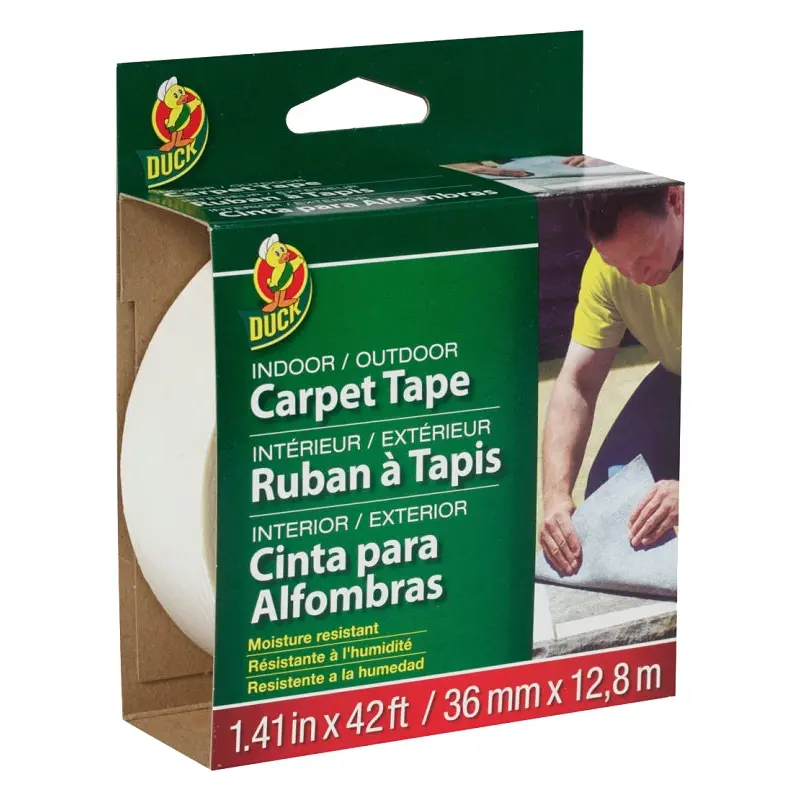 Duck 392907 Carpet Tape, 42 ft L, 1.41 in W