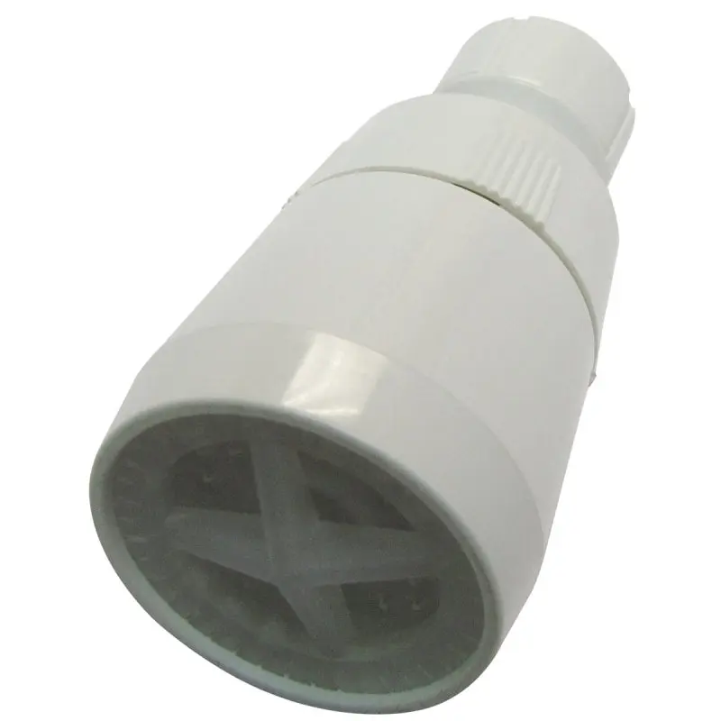 Plumb Pak Economy Series PP825-15 Shower Head, 2 gpm, 1/2 in Connection, Plastic