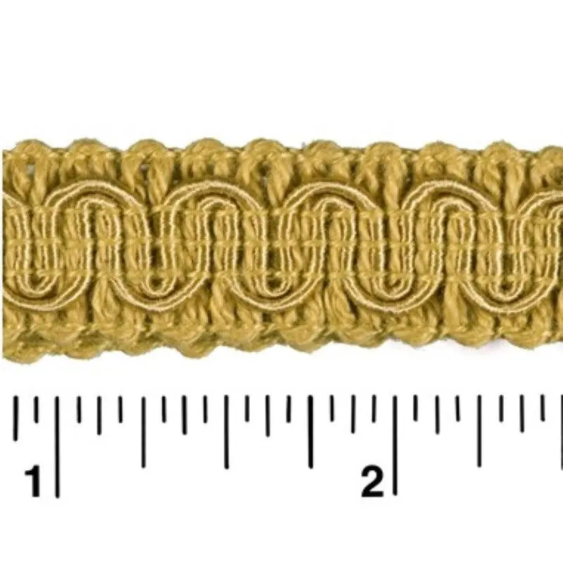 Rayon Scroll Gimp - D01 Champagne 36 Yards