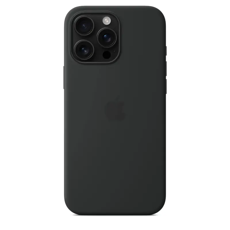 Apple iPhone16 Pro Max Silicone Case with MagSafe  All Colors

Black
