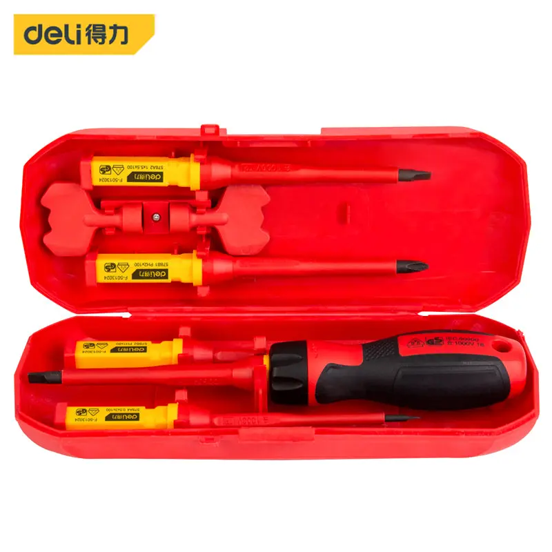 Deli Tools Insulation Tool Set 7Pcs | DL510107