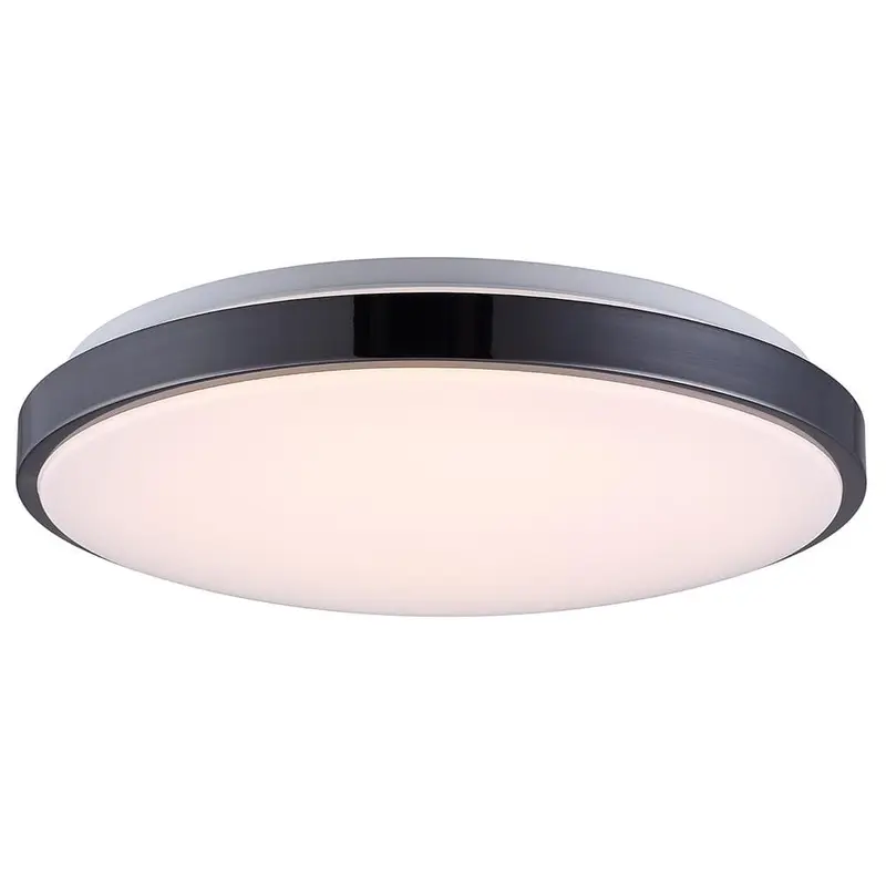 15 in. Black Nickel Integrated LED Trim Flush-Mount with Selectable White3 / each