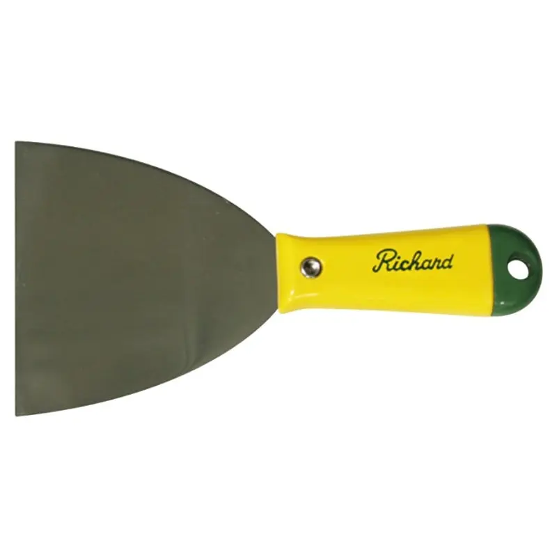 Richard H-4-F Putty Knife, Carbon Steel Blade, Polypropylene Handle
