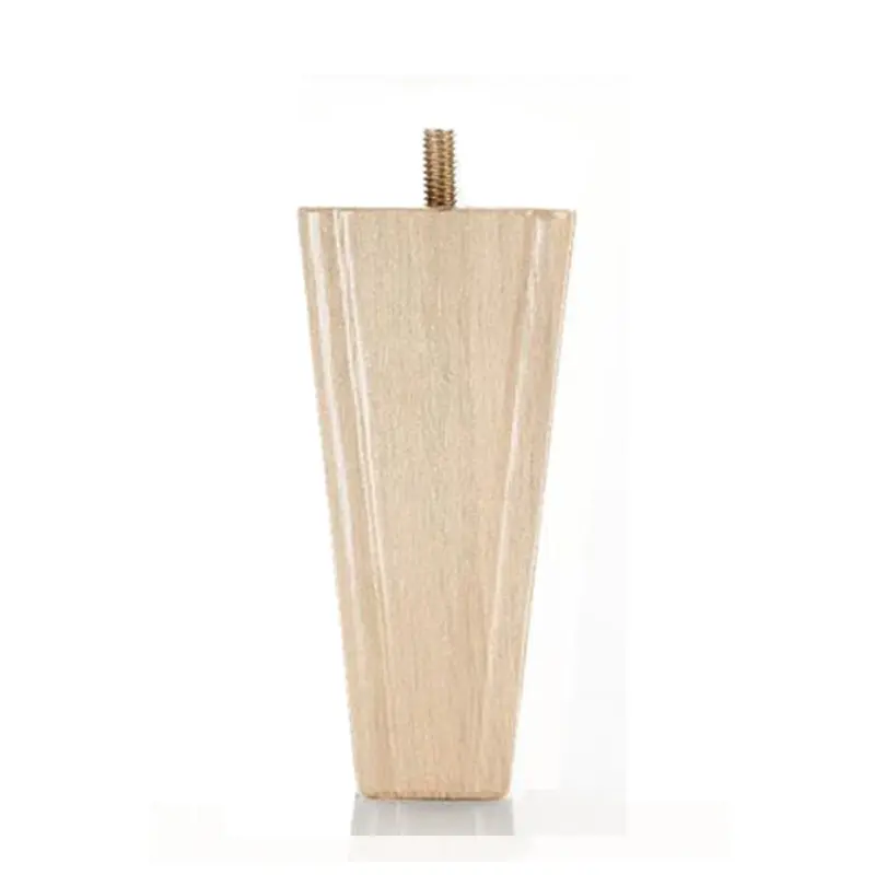 Square Leg Carved Walnut 5" x 2.25"-1.25" 50/case-B