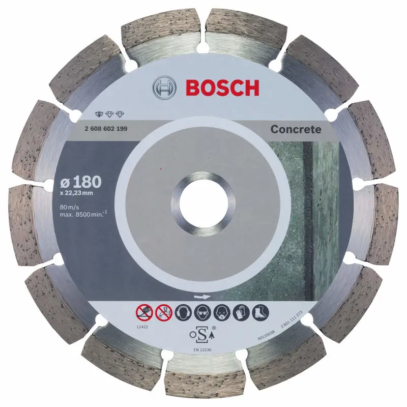 Diamond Cutting Disc - Standard for Concrete | 180x22.23x2x10mm