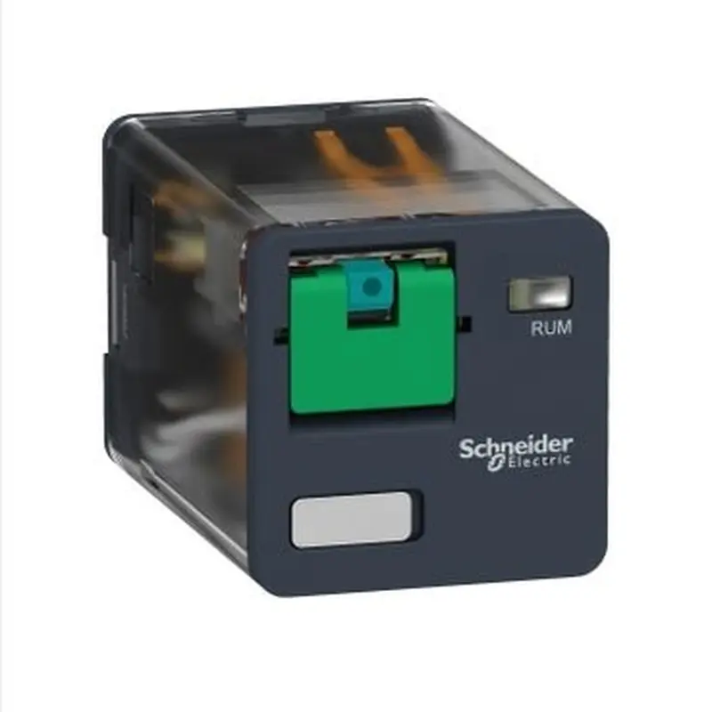Universal plug in relay, Harmony, 10A, 3CO, lockable test button, 24V DC | RUMC31BD