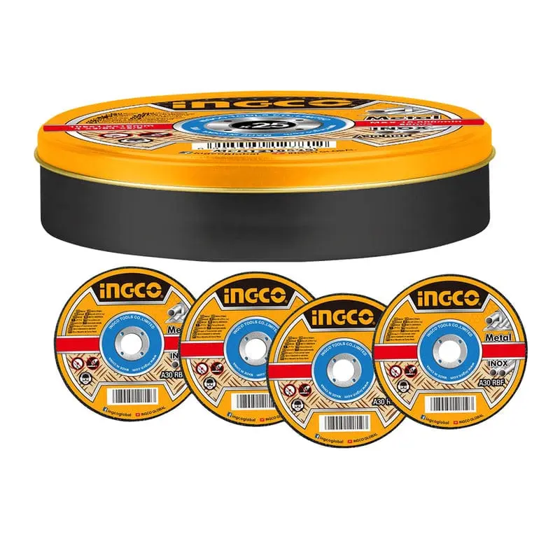 INGCO 25-Pcs Ultra-Thin Metal Cutting Disc 115mm MCD11011525
