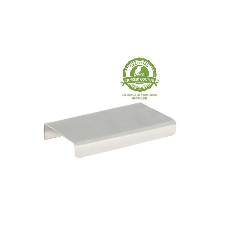 2 in. (50 mm) Brushed Nickel Contemporary Edge Drawer Pull0.04 / each