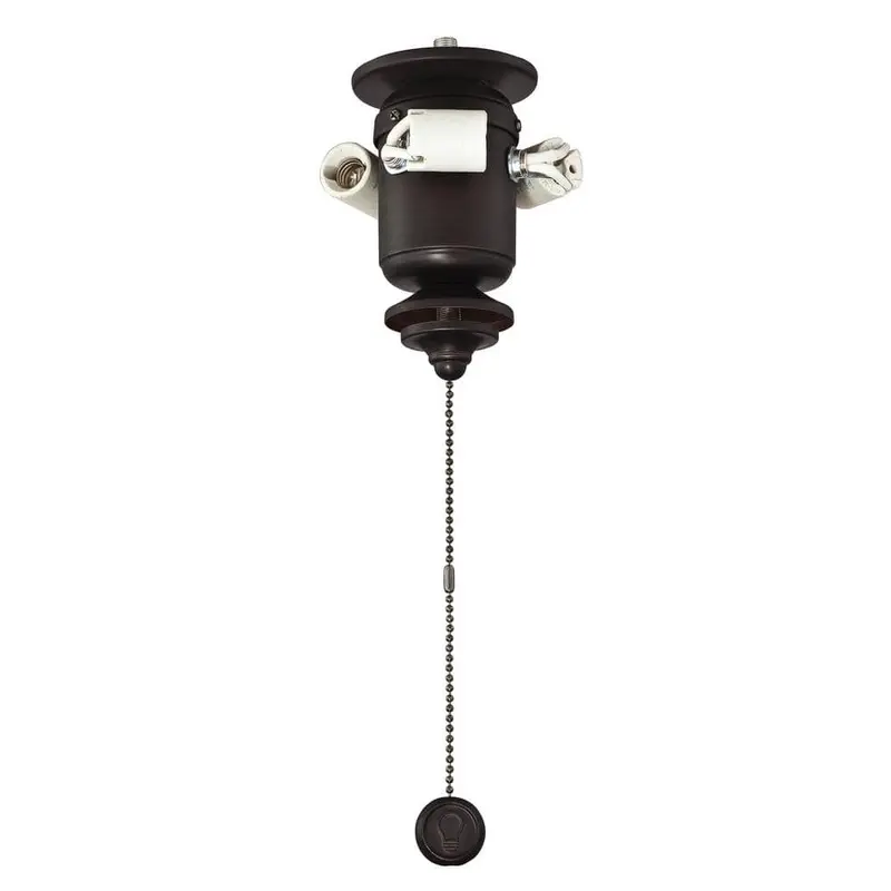3-Light Dark Bronze Ceiling Fan Bowl Fitter LED Light Kiteach