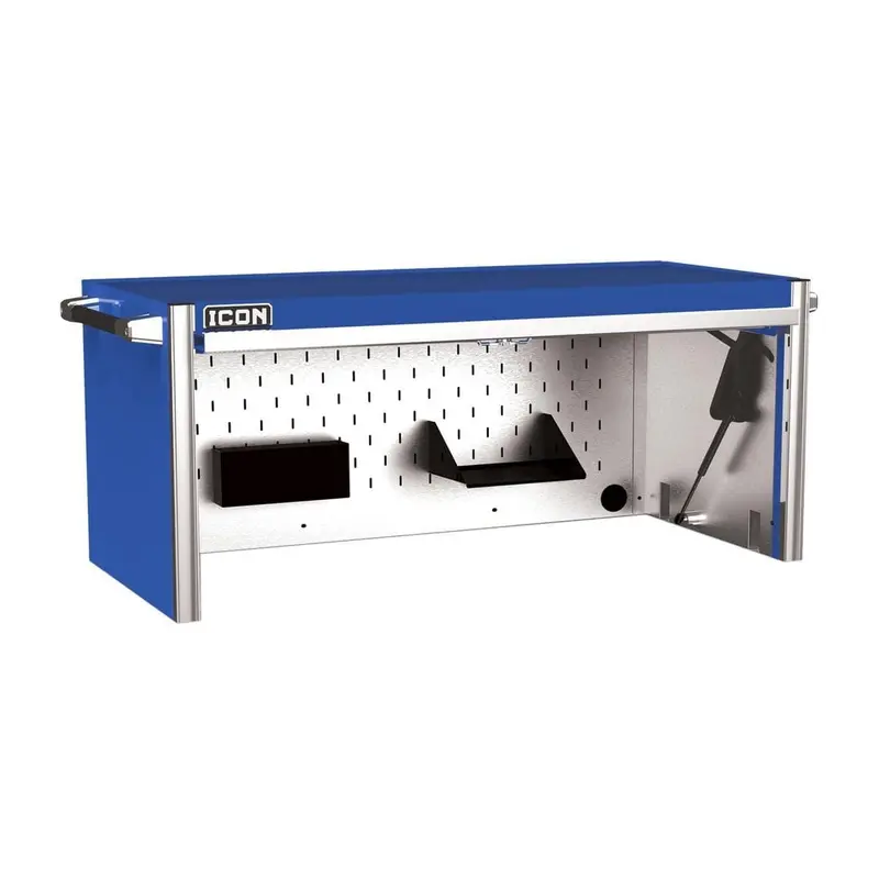 56 in. Professional Work Center Hutch - Blue
