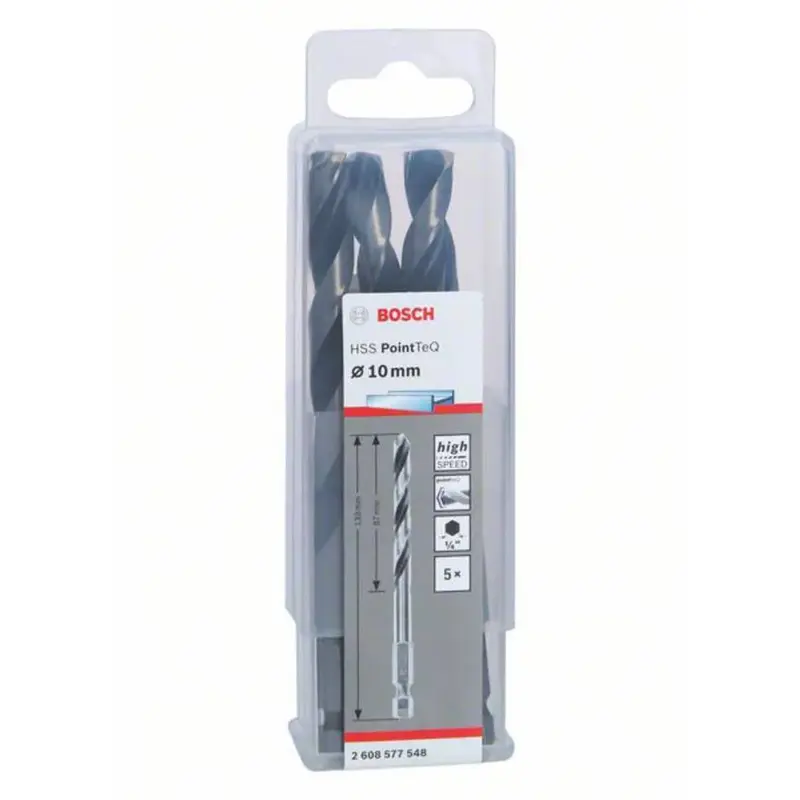 Bosch PointTeQ 5-piece Drill Bit Set