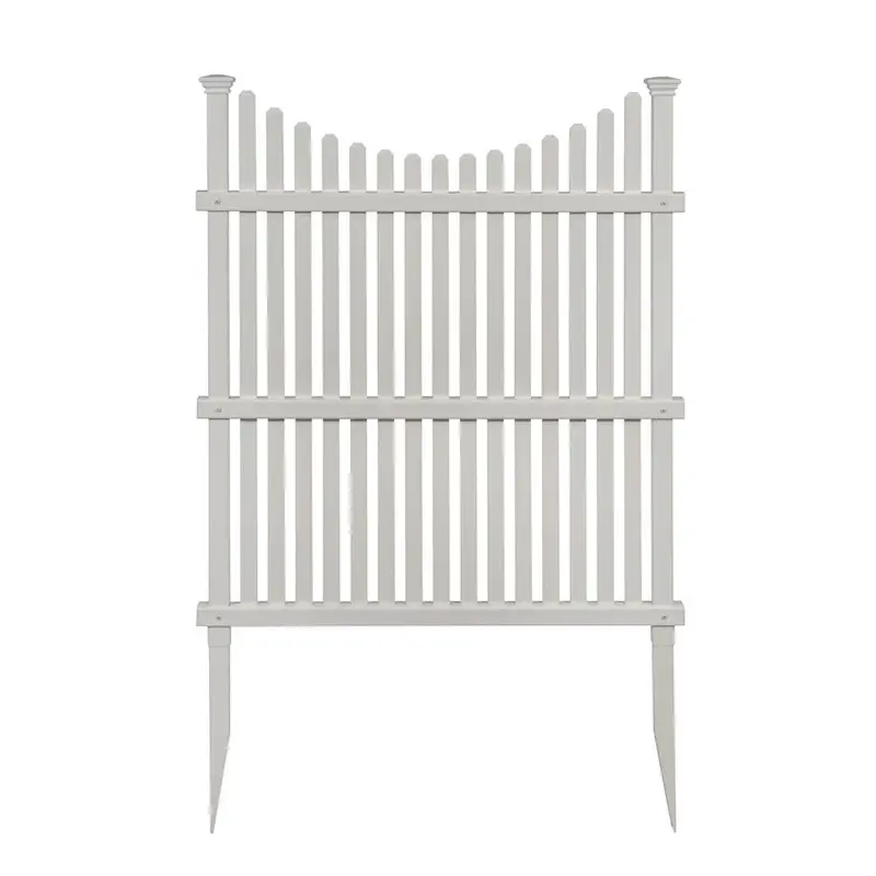 4 ft. H x 3 ft. W White Vinyl Huntersville Privacy Screen (2-Pack)18 / package