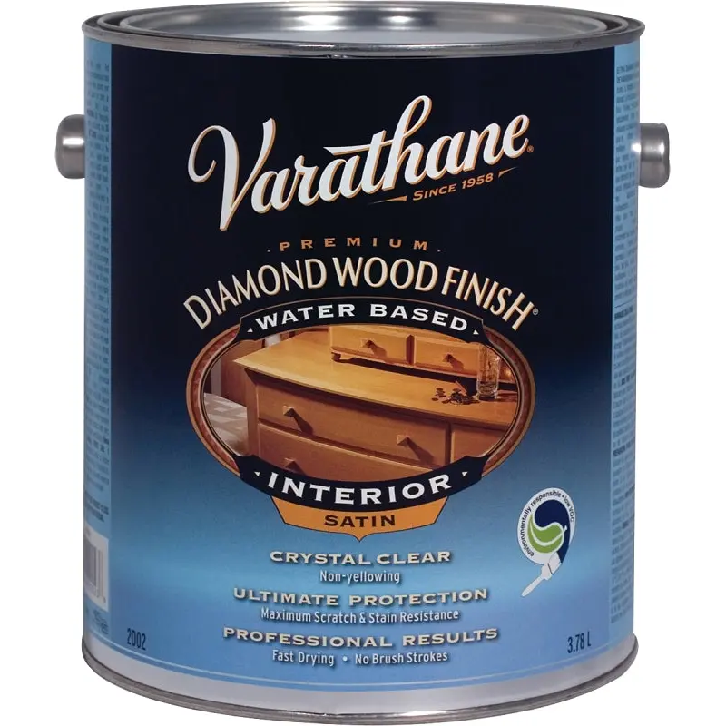 RUST-OLEUM 200231 Polyurethane Paint, Liquid, Crystal Clear, 1 gal, Can