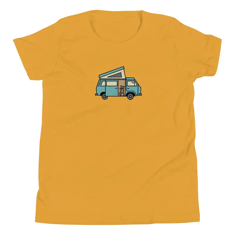 Dog in Van Youth T-ShirtBlack / S
