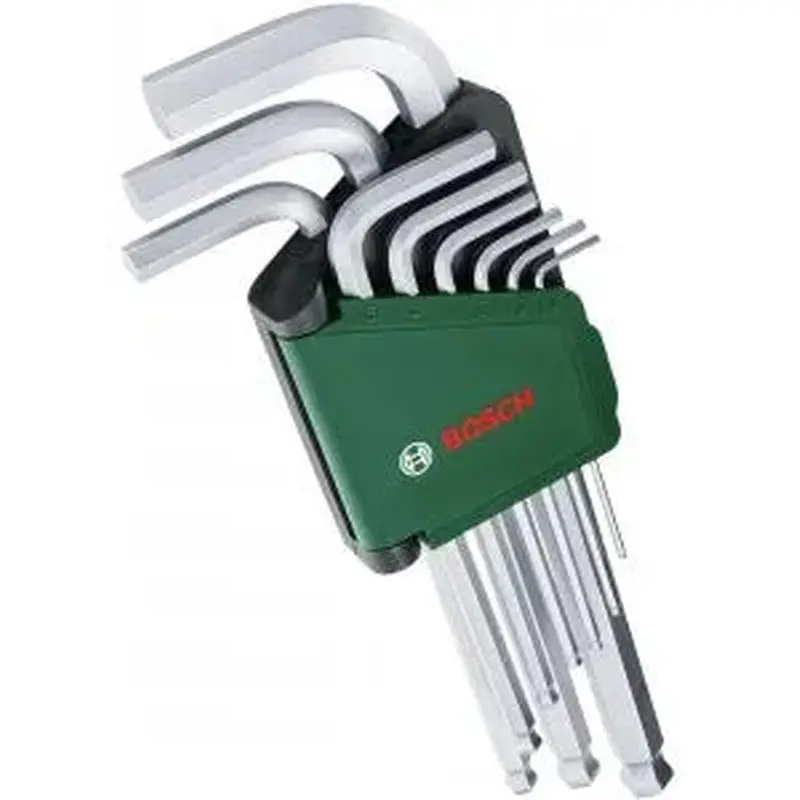 Bosch 9-Piece Hex Key Set, 1600A02BX9