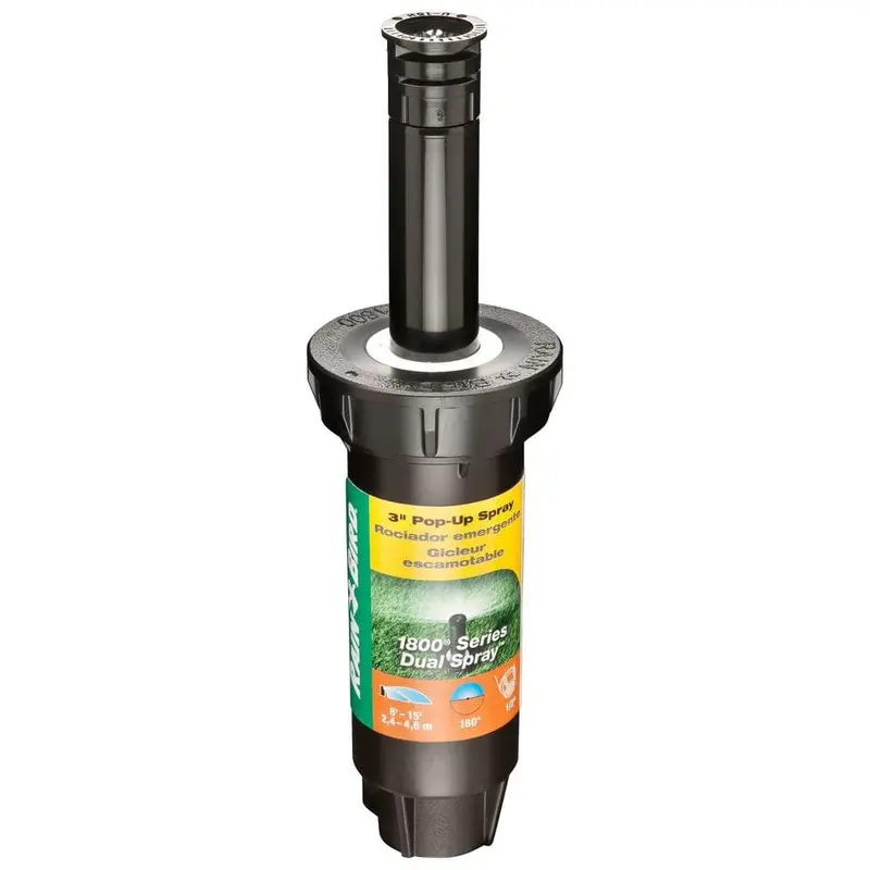 1800 Series 3 in. Dual Spray Half Circle Sprinkler.23 / each