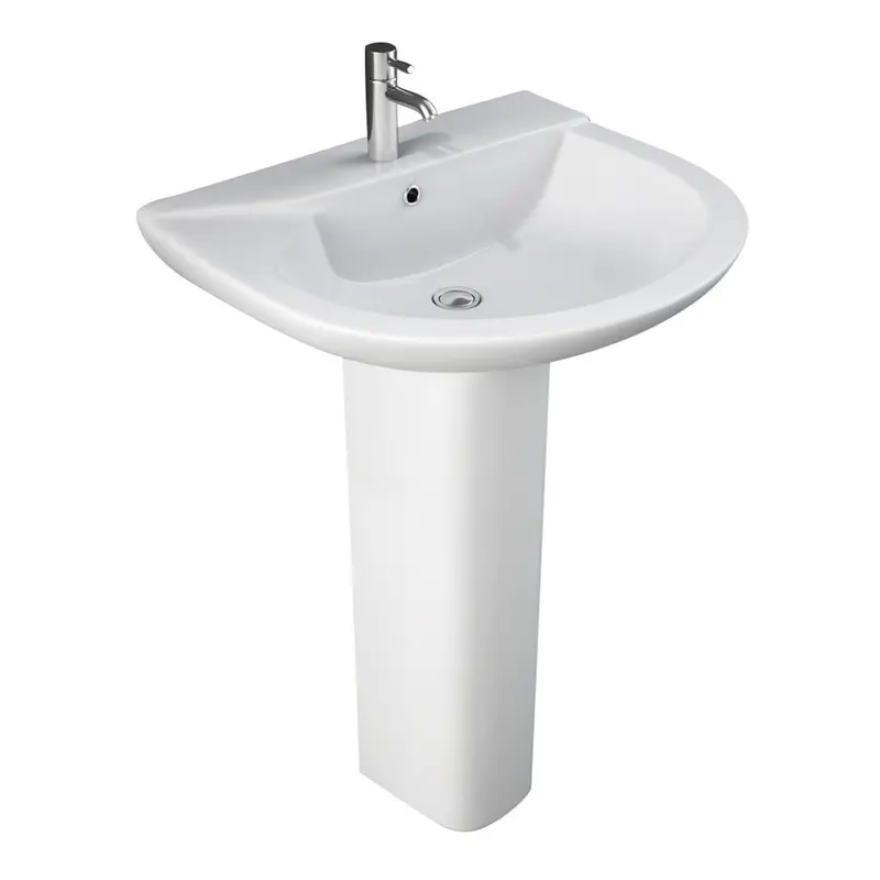 Barclay Products Anabel 555 Pedestal Combo Bathroom Sink in White70 / each