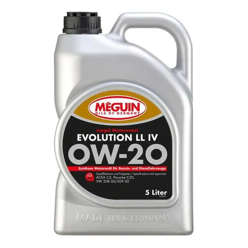 Megol Motorenoel Evolution LL IV SAE 0W-20 High-Performance Engine Oil | 5 Liter