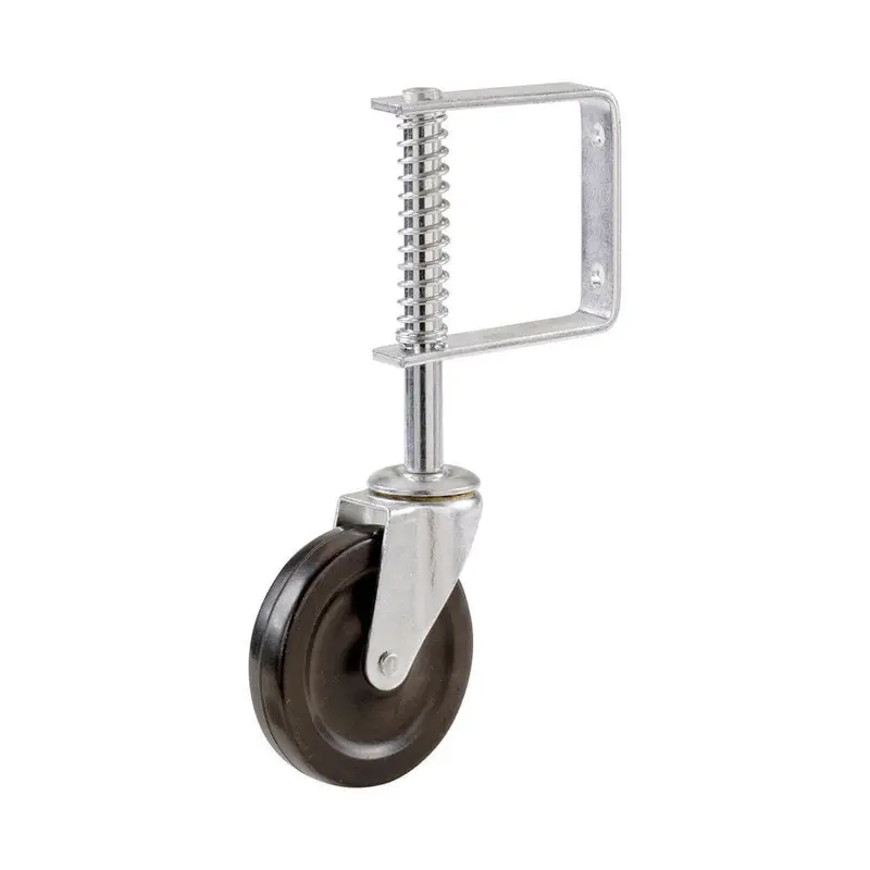 4 in. Gate Caster with Adjustable Spring Bracket and 125 lb. Load Rating2.010 / each