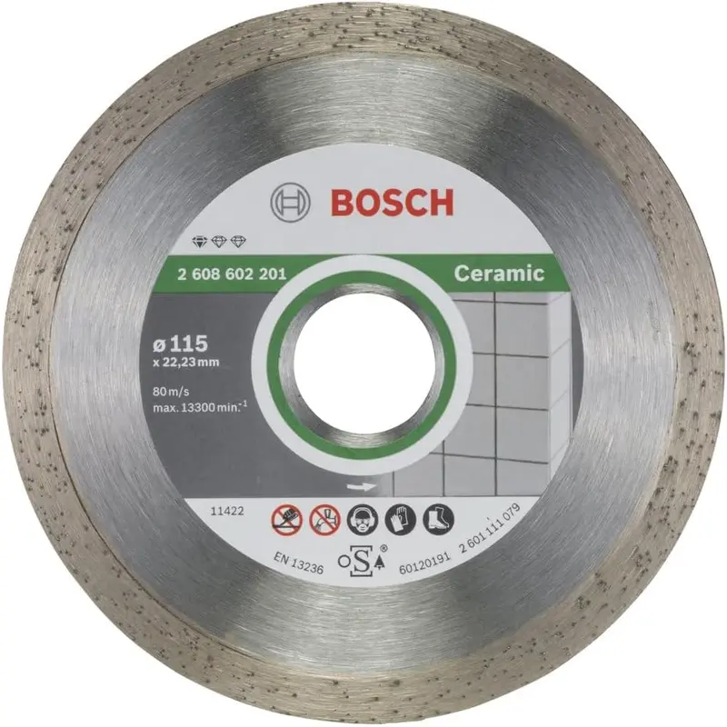 Diamond Cutting Disc Standard for Ceramic 115x1.6x7mm
