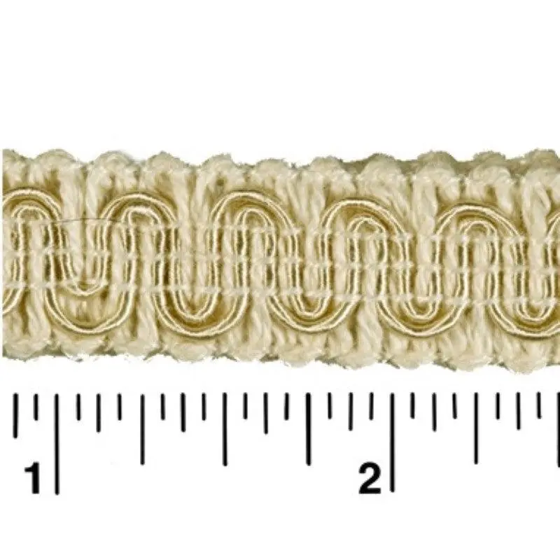 Rayon Scroll Gimp - C19 Off White 36 Yards