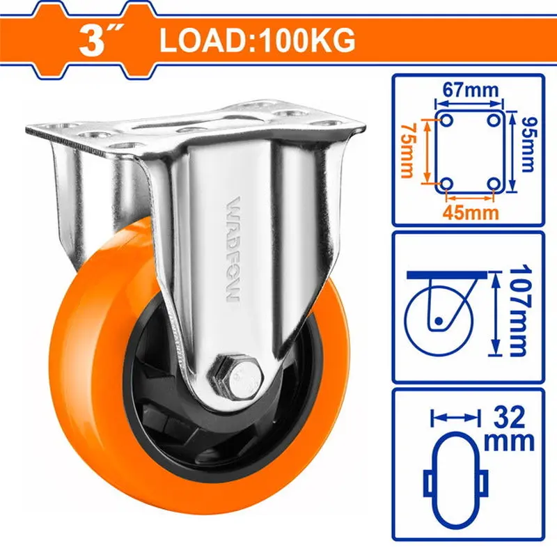 WADFOW Caster Wheel _-75mm
