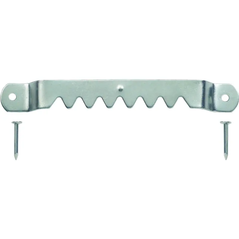 OOK 50203 Sawtooth Hanger, 20 lb, Steel, Brushed Nickel, 3/PK