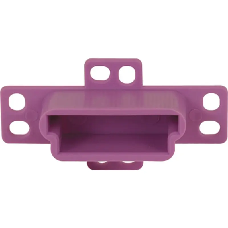 Prime-Line R 7133 Drawer Track Backplate, 3/4 in L, 2-3/4 in W, Nylon/Steel