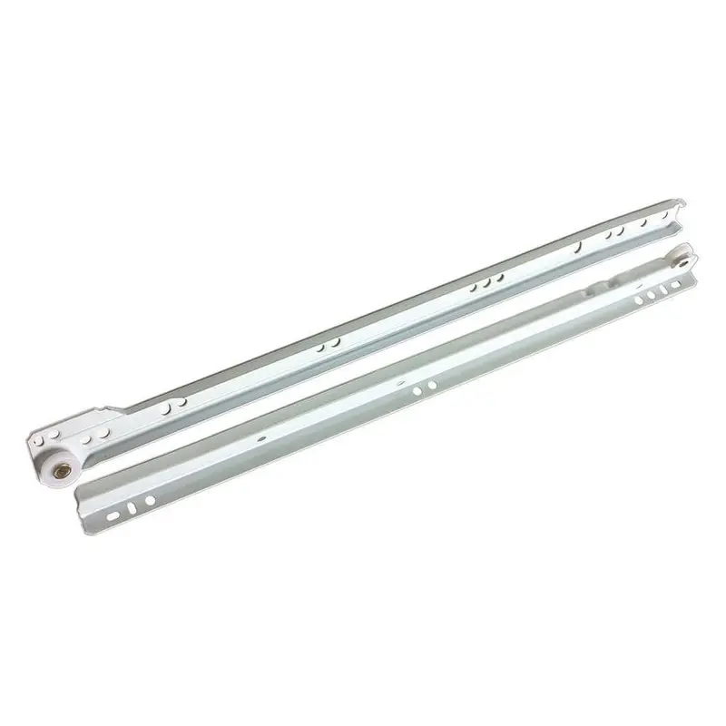 22 in. White Euro Slide Bottom/Side Mount1.56 / pair