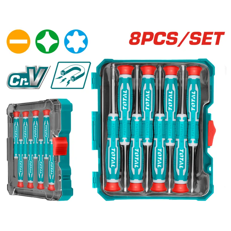 Total 8PCS Precision Screwdriver Set THT250826
