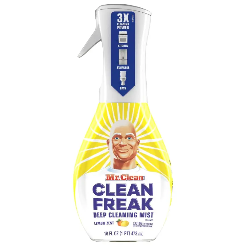 Mr Clean COLORmaxx 79129 Clean Freak Mist, 16 oz, Liquid, Lemon Zest, Colorless