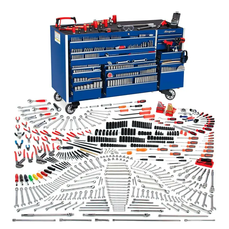 Snapon Fleet Pro Master Roll Cab with Foam (Blue) | FMTKHUGEBLAYBM