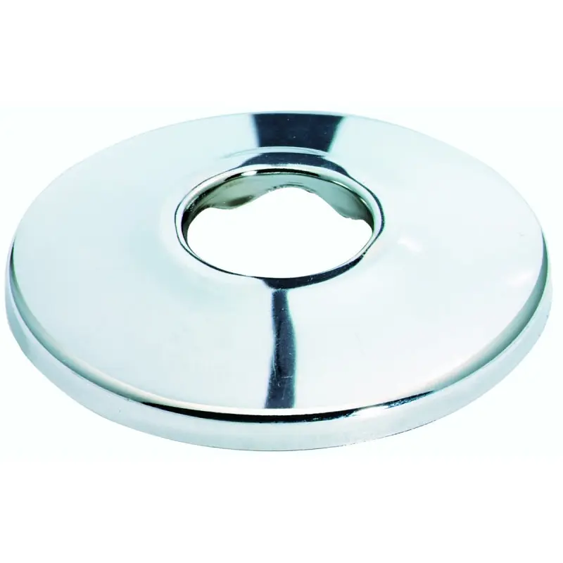 Plumb Pak PP91PC Bath Flange, 2-1/2 in OD, For: 1/2 in IPS Pipes, Brass, Chrome
