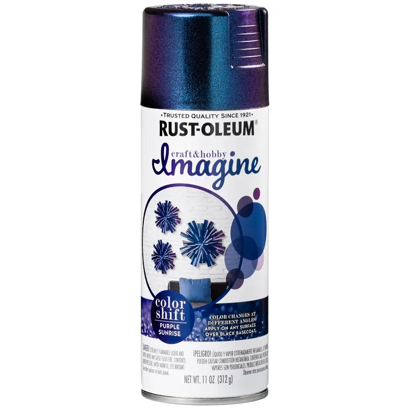 Rust-Oleum Imagine 353337 Craft Spray Paint, Purple Sunrise, 11 oz, Can