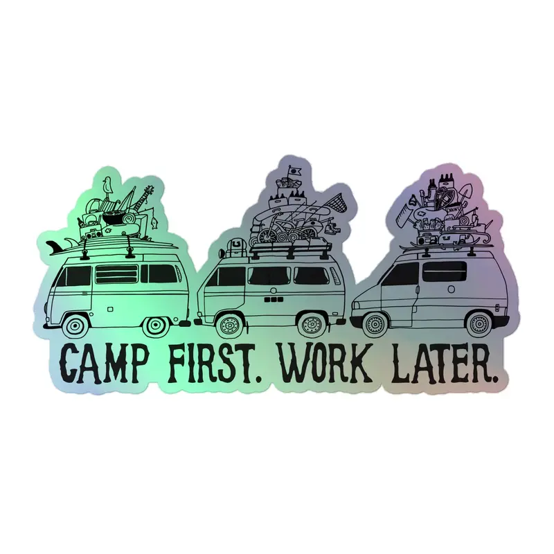 Camp First, Work Later Van Line-Up33