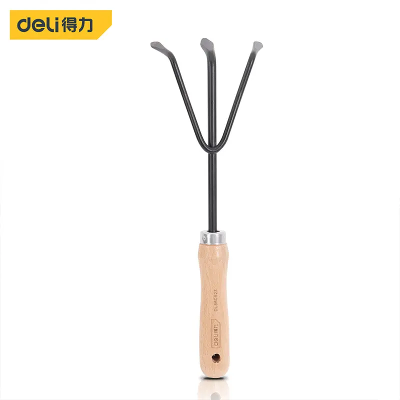 Deli Gardening Three-Tooth Harrow 30cm | DL580823