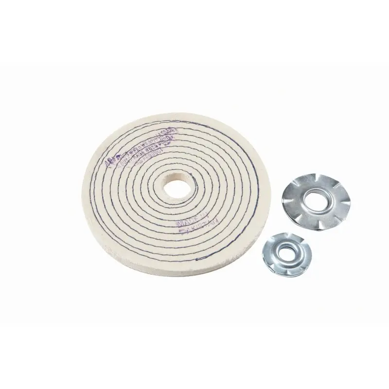 6 in. Spiral Cotton Buffing Wheel